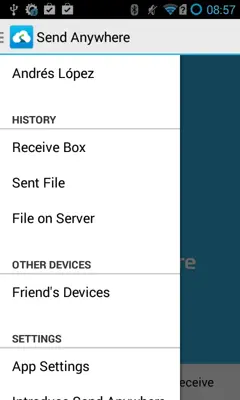 Send Anywhere android App screenshot 1